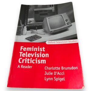 Feminist Television Criticism Reader Brunsdon 1997 Media Studies Oxford 1st Ed